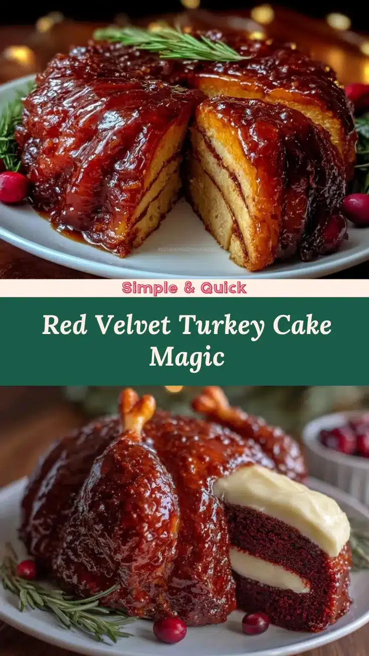 red velvet turkey cake recipe