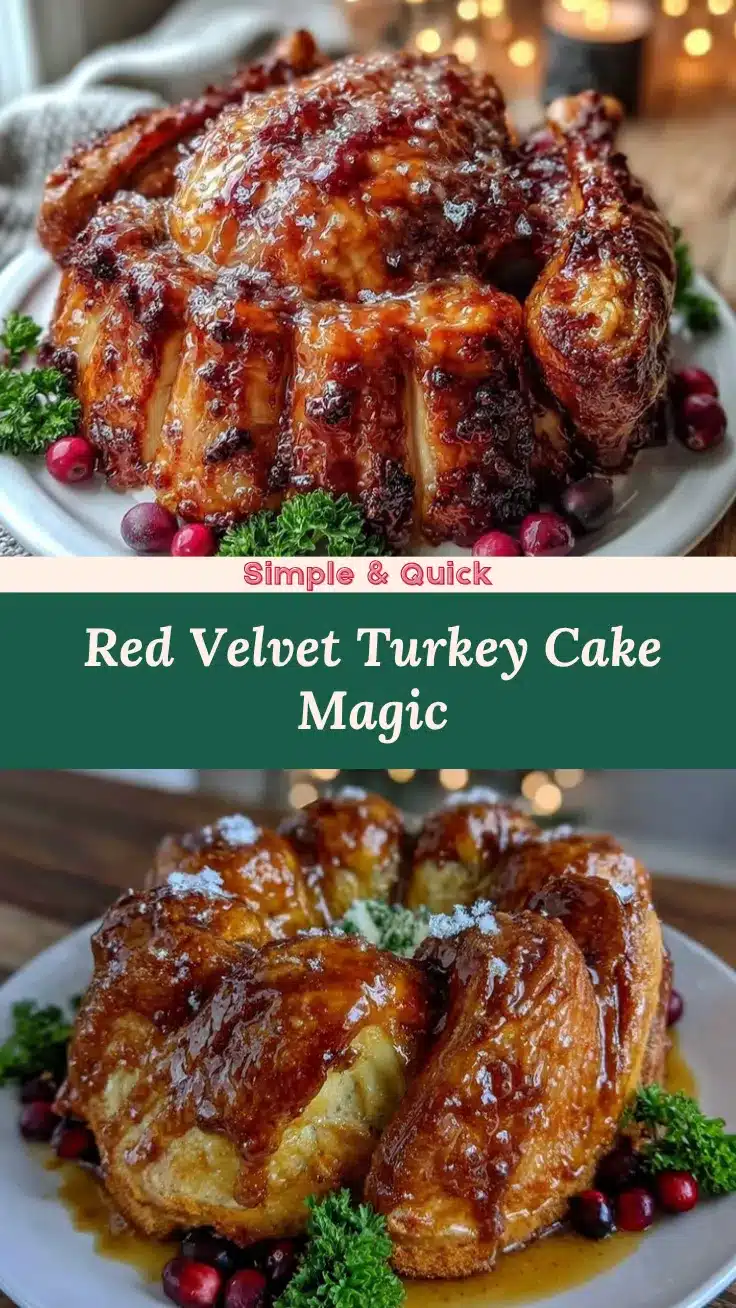 red velvet turkey cake recipe