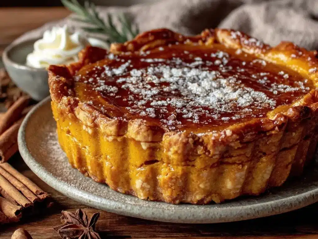 reverse pumpkin pie - featured image