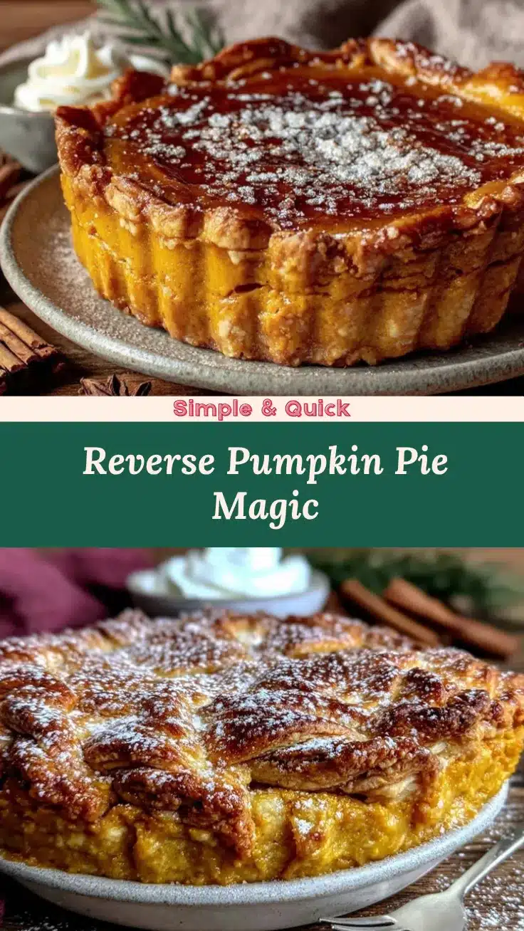 reverse pumpkin pie recipe