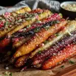 roasted rainbow carrots - featured image