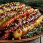 roasted rainbow carrots - featured image