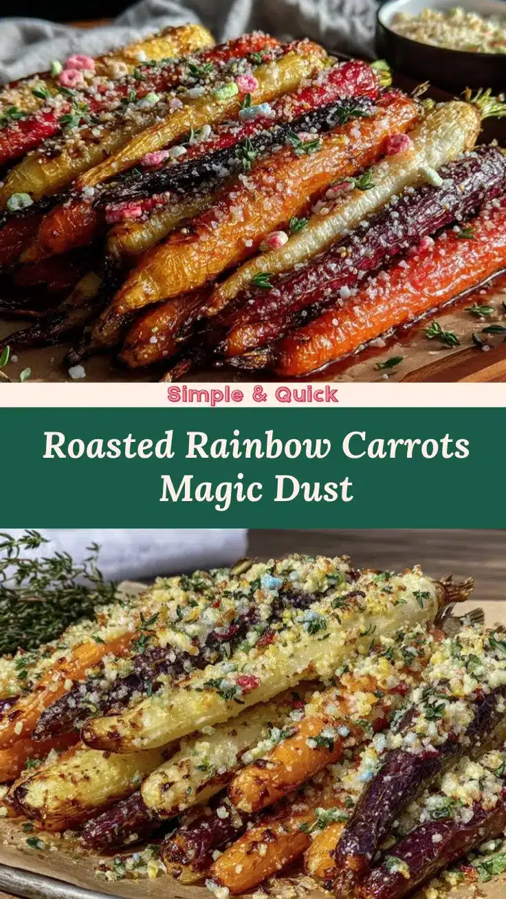 roasted rainbow carrots recipe