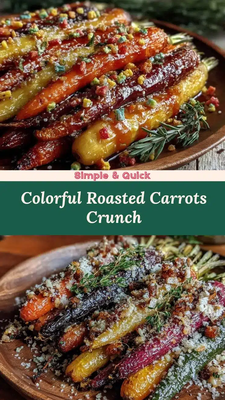 roasted rainbow carrots recipe