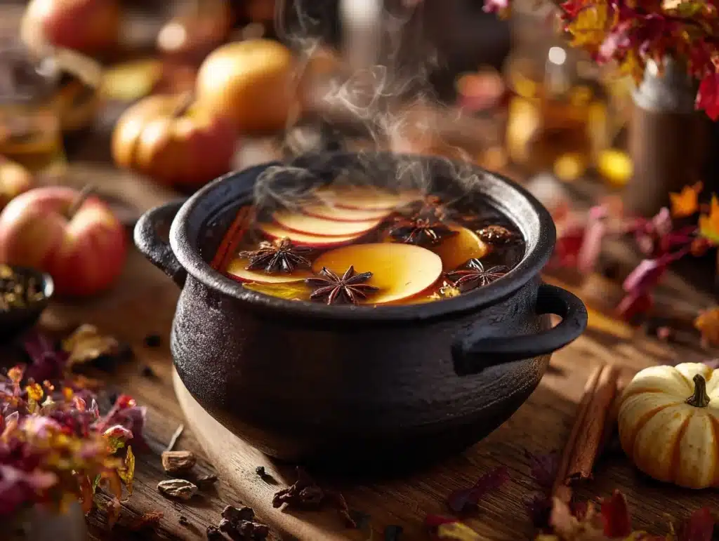 Smoking Cauldron Apple Cider Punch - featured image