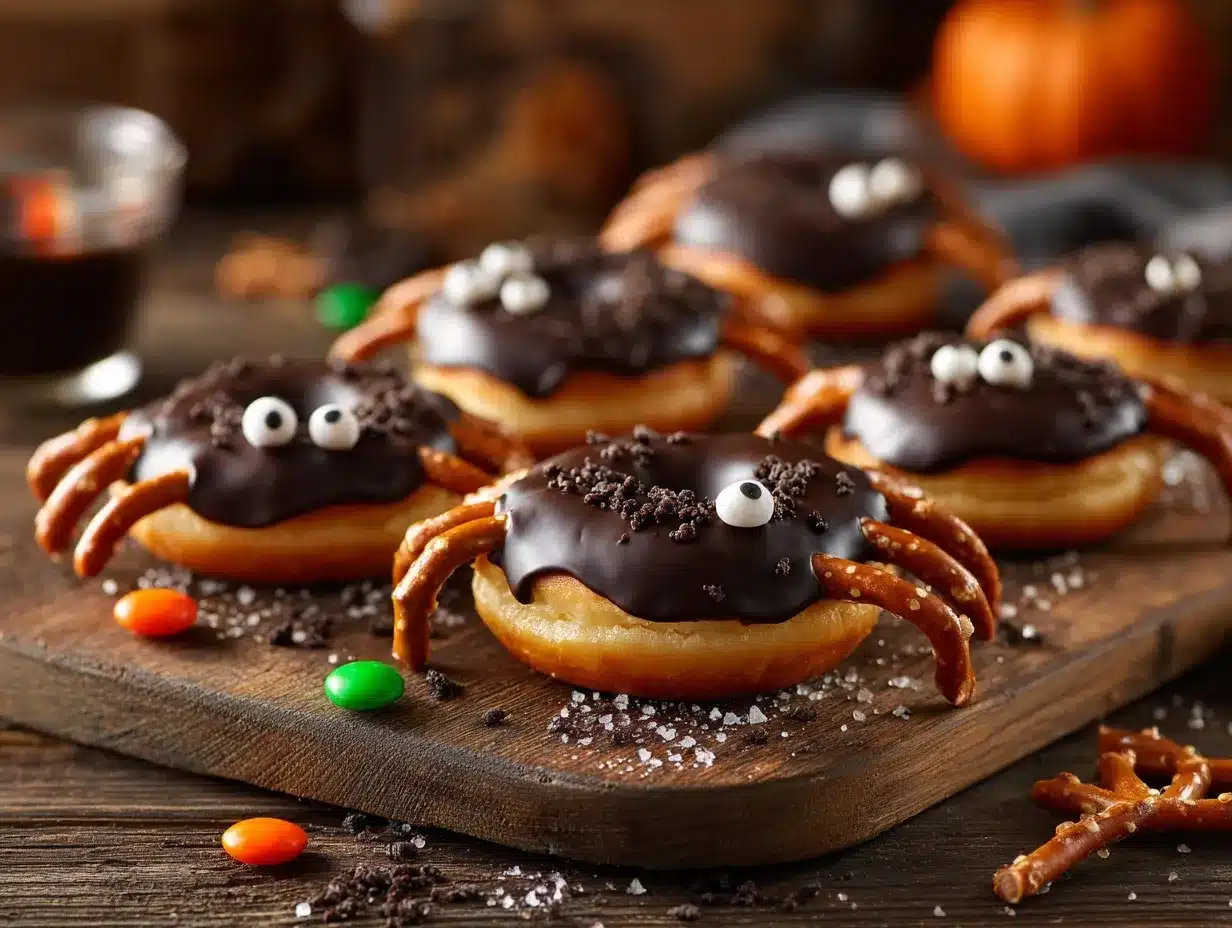 Spider Donuts Recipe preparation steps