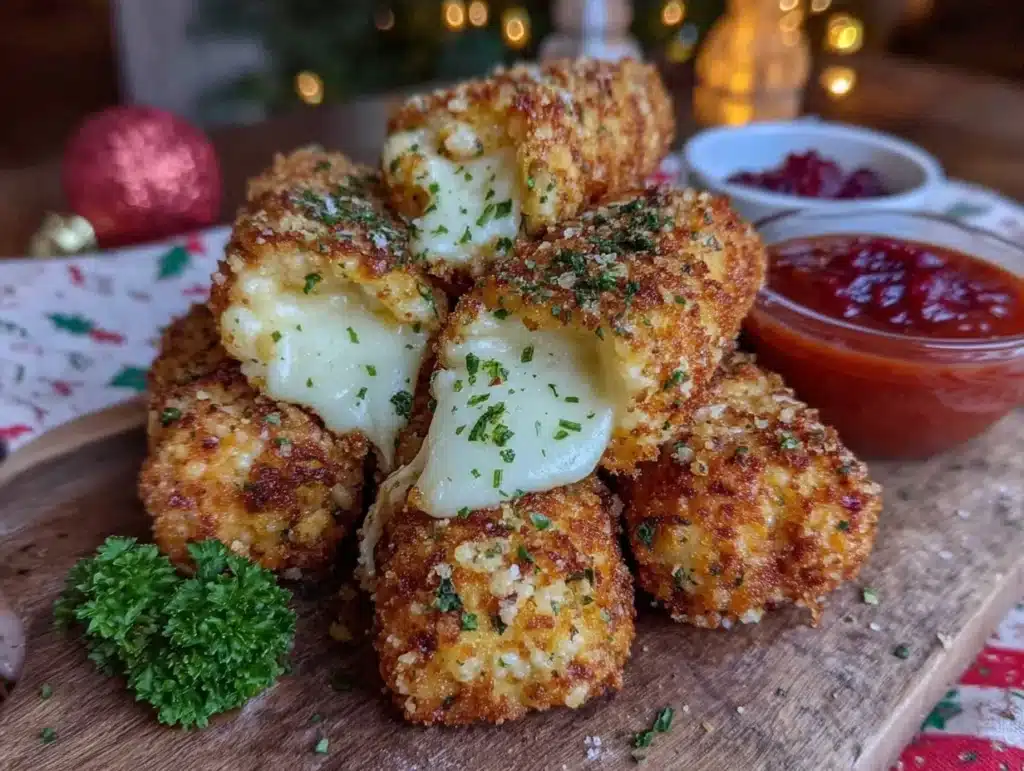 stuffing-crusted mozzarella sticks - featured image