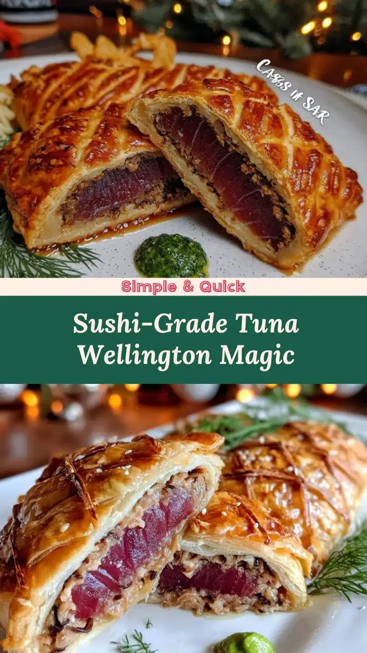 Sushi-Grade Tuna Wellington recipe