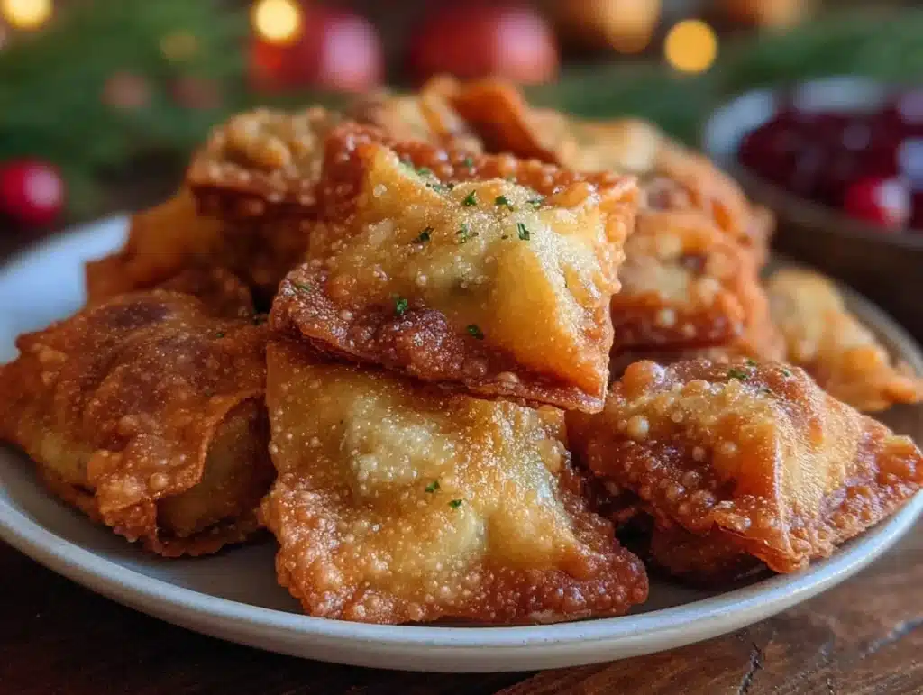 Thanksgiving leftover wontons - featured image