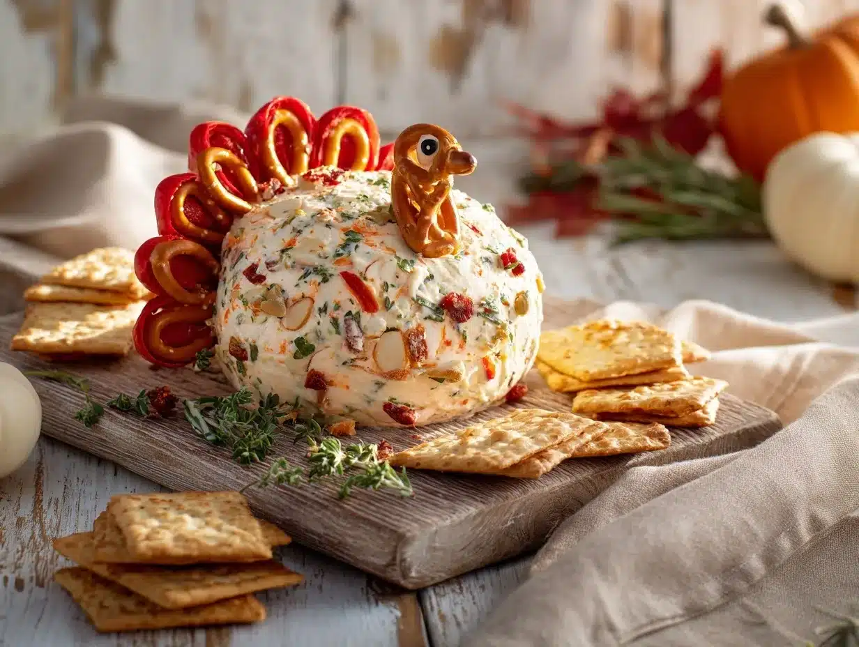 turkey cheese ball preparation steps