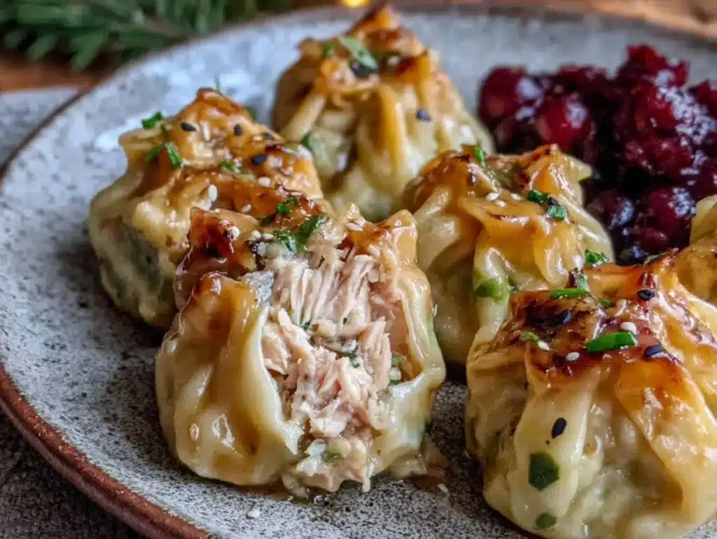 turkey dinner soup dumplings - featured image