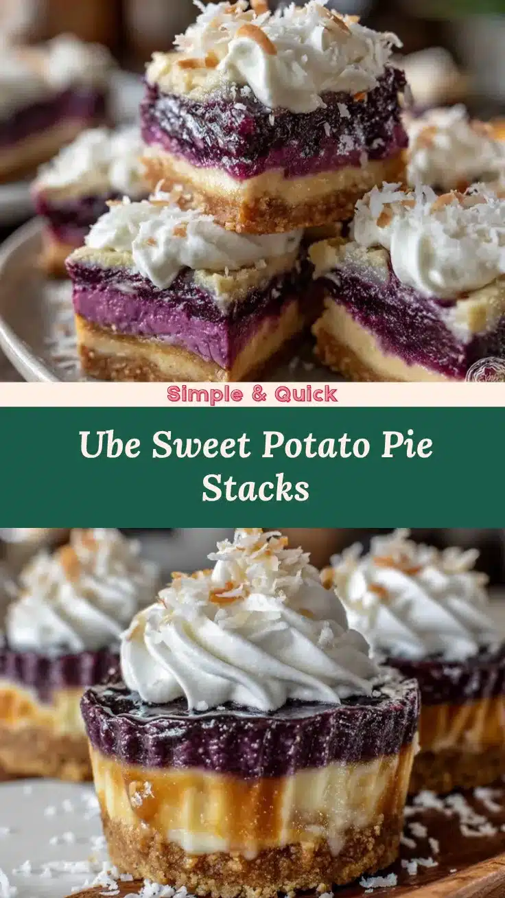 ube pie towers recipe