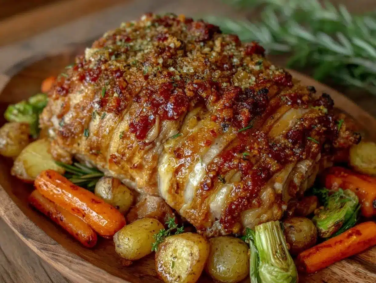 upside-down turkey preparation steps