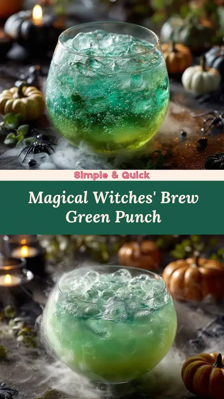 Witches Brew Green Punch recipe