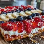 American Flag Fruit Pizza - featured image