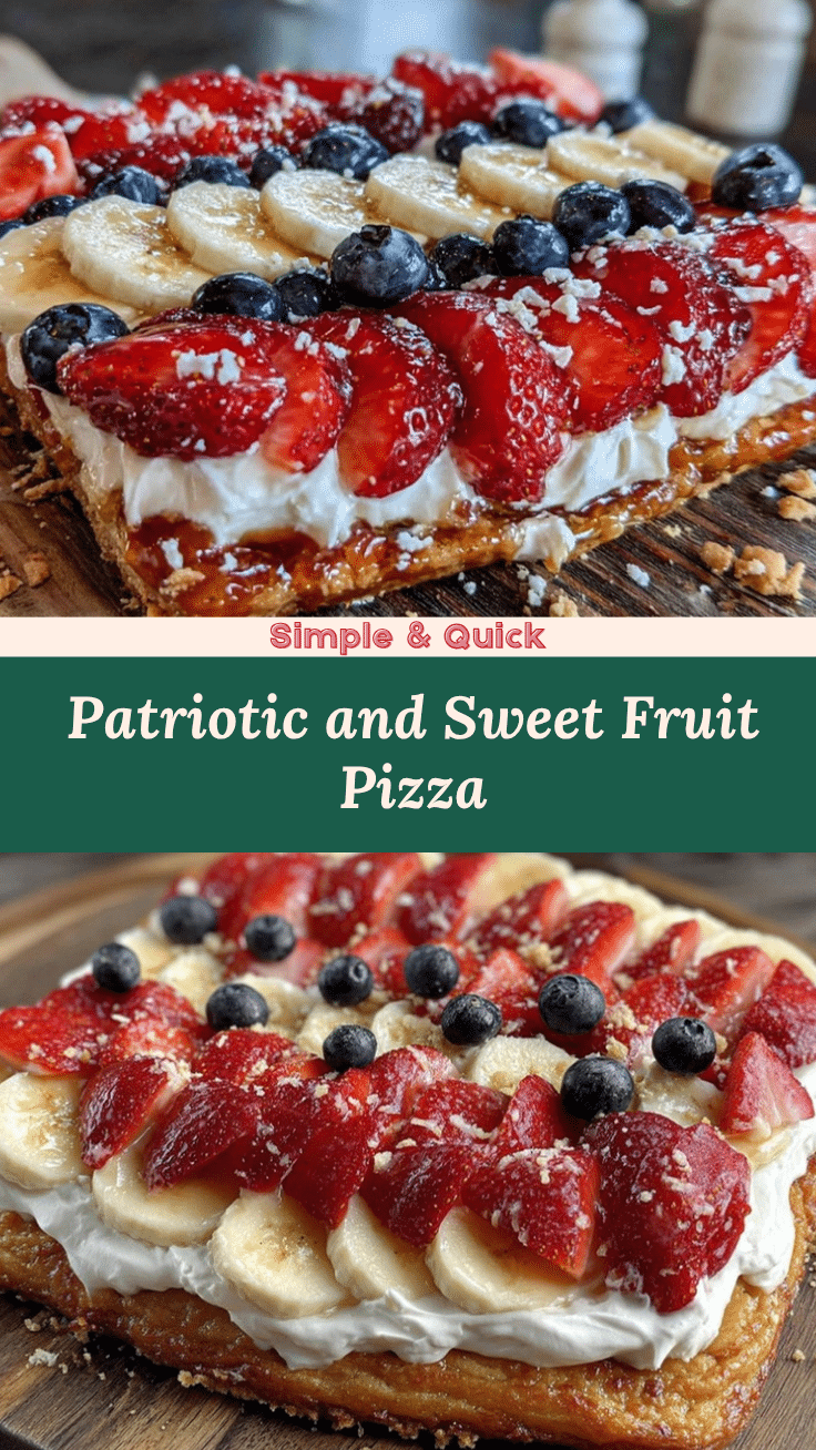 American Flag Fruit Pizza recipe