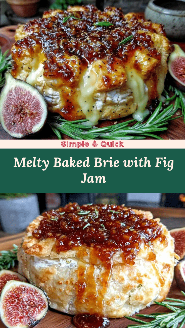 baked brie with fig jam recipe