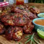 BBQ dry rub chicken wings - featured image