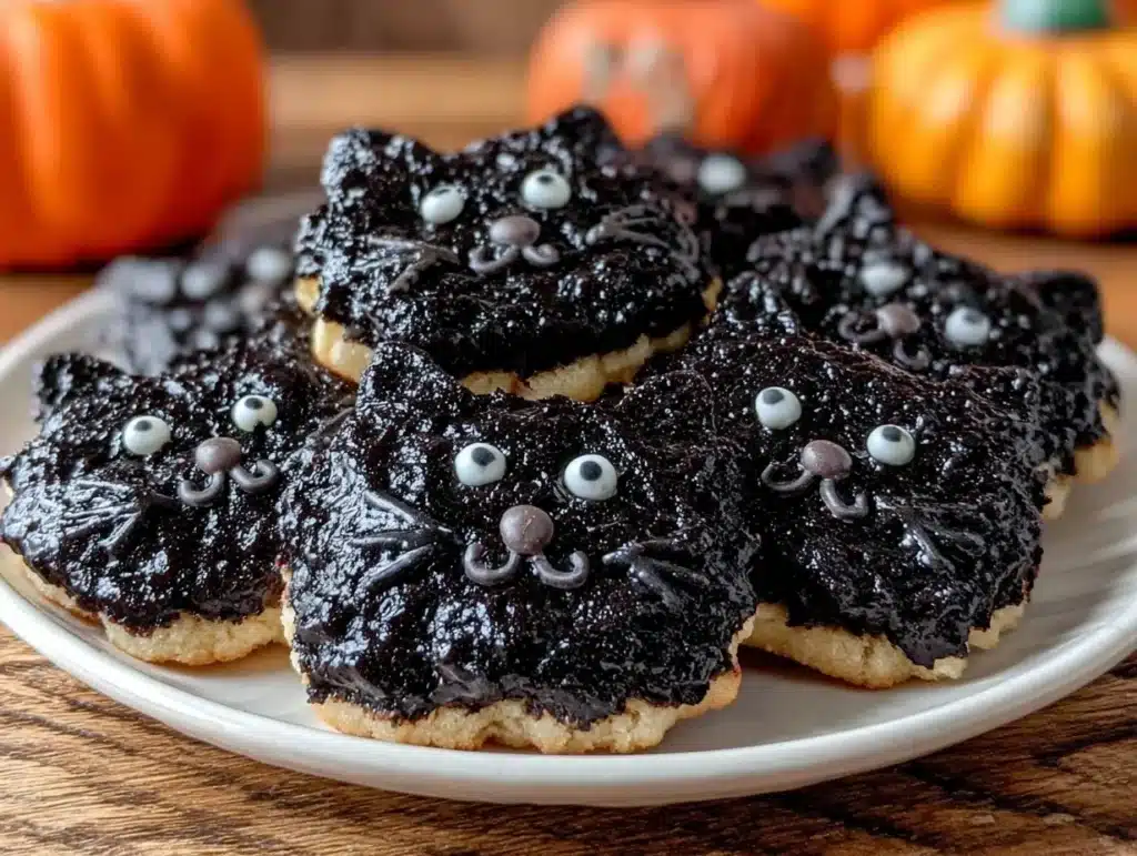 black cat cookies - featured image
