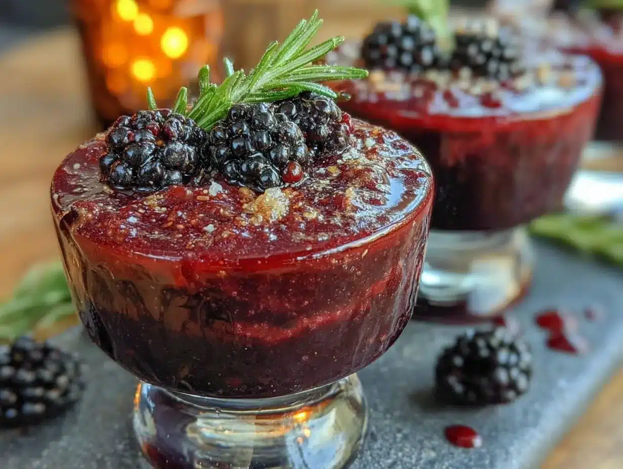 Bloody Vampire Cocktail preparation steps