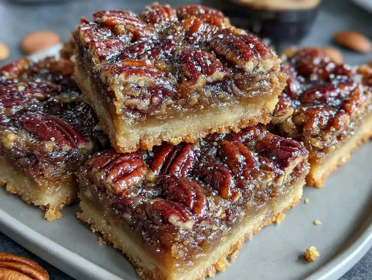 brown butter pecan pie bars preparation steps