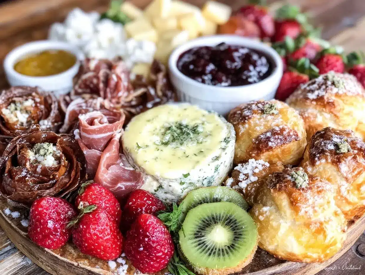 brunch charcuterie board preparation steps