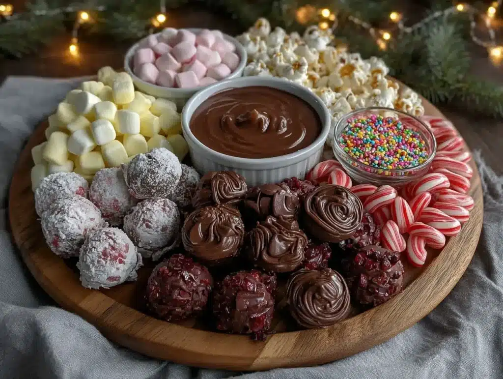 candy charcuterie board - featured image