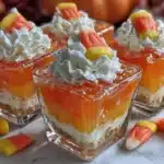 Candy Corn Jello Shots - featured image