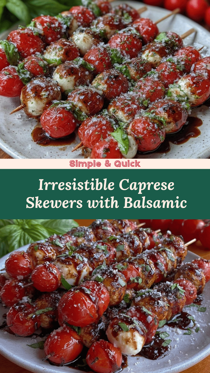 Caprese Skewers recipe