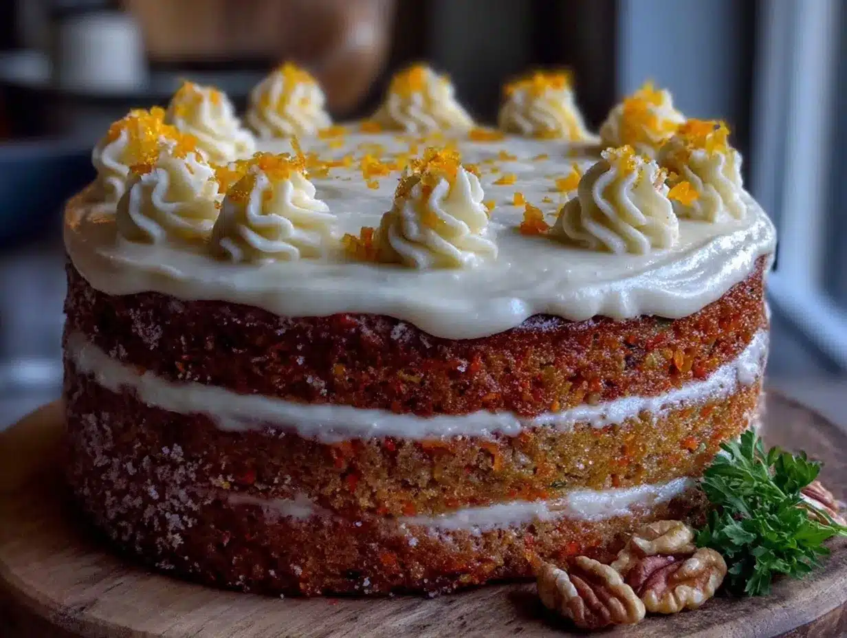 carrot cake recipe preparation steps