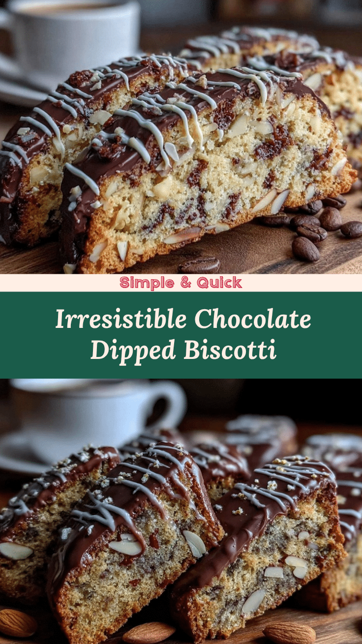 chocolate dipped biscotti recipe