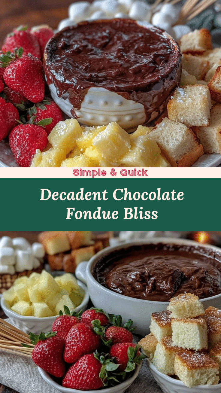 chocolate fondue recipe