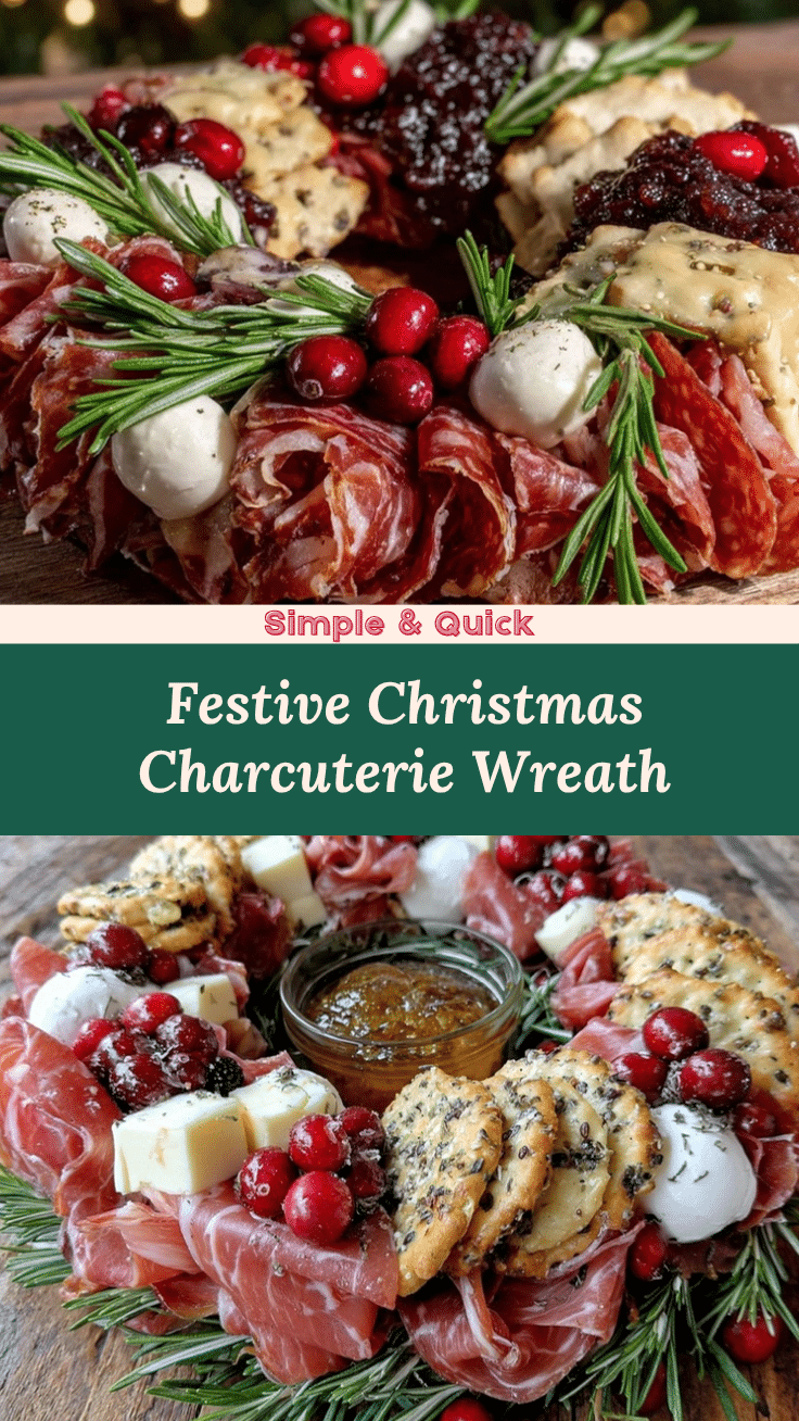 Christmas Charcuterie Wreath recipe