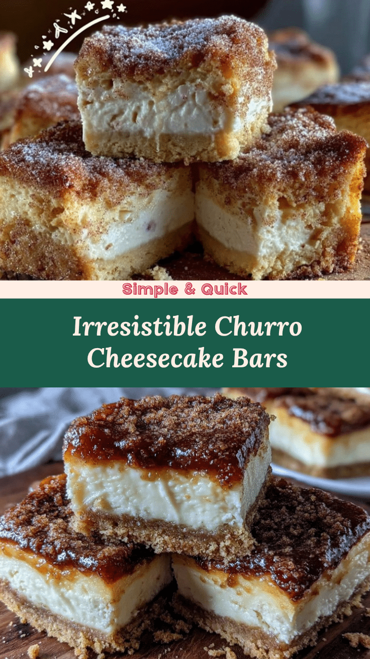 Churro Cheesecake Bars recipe