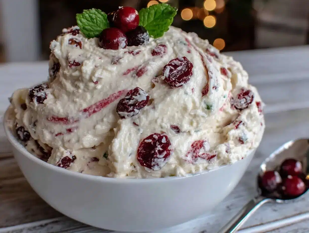 cranberry fluff salad preparation steps