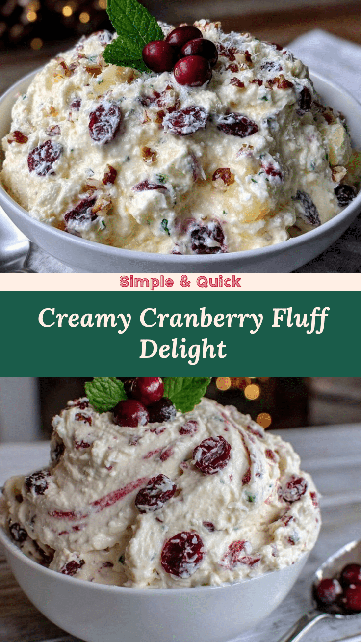 cranberry fluff salad recipe