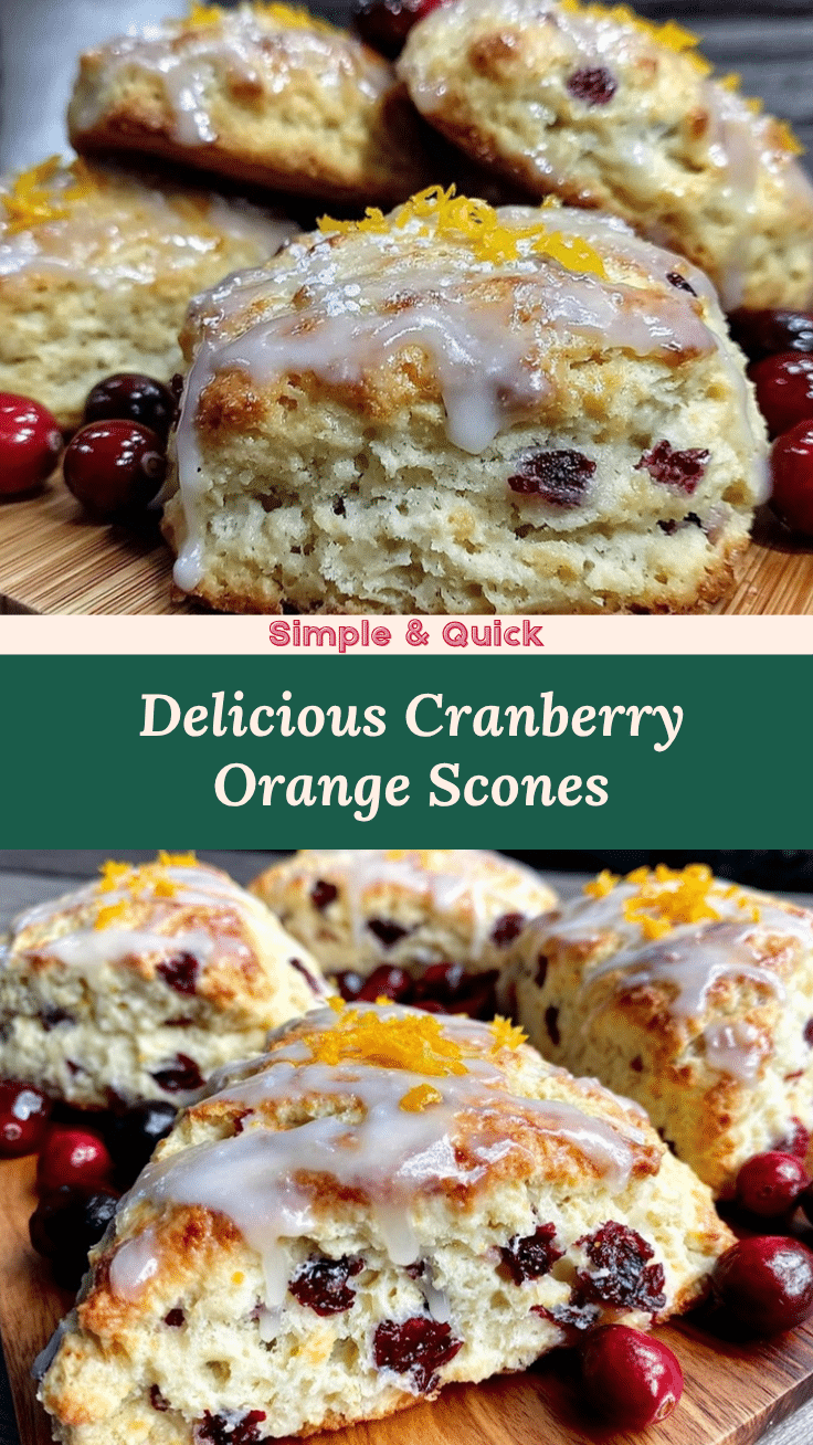 cranberry orange scones recipe