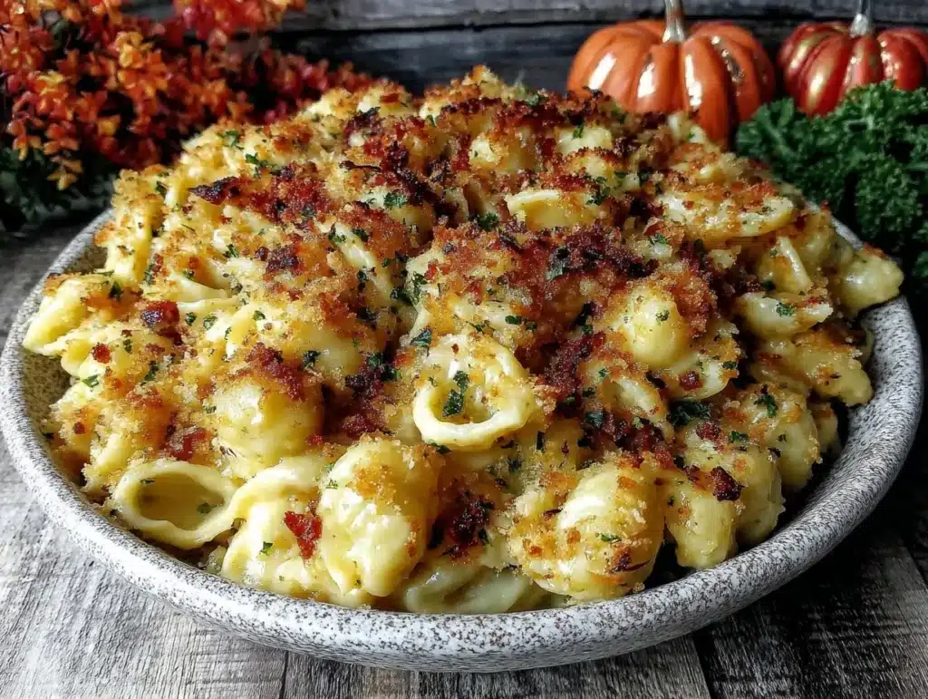 creamy crockpot mac and cheese - featured image