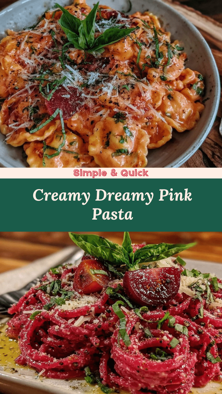creamy pink pasta recipe