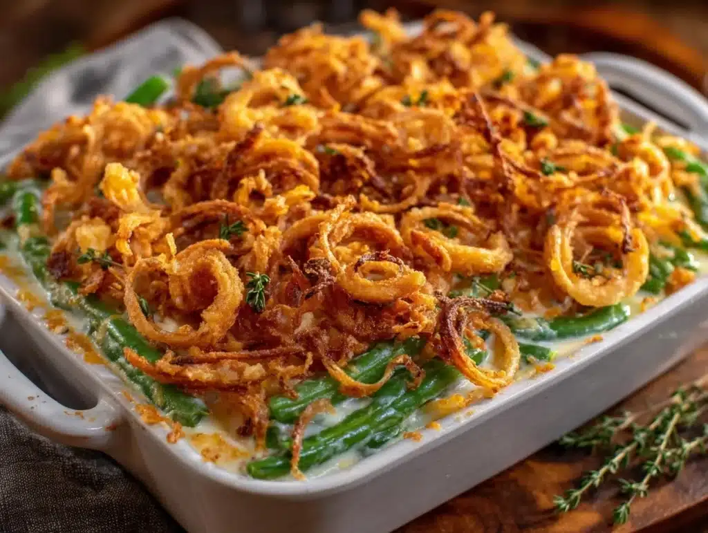 Crispy Green Bean Casserole - featured image