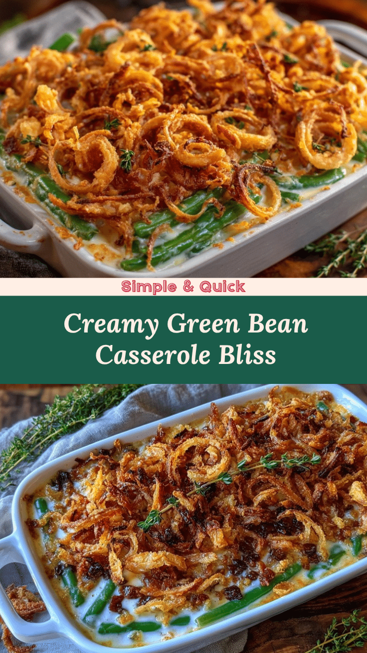 Crispy Green Bean Casserole recipe
