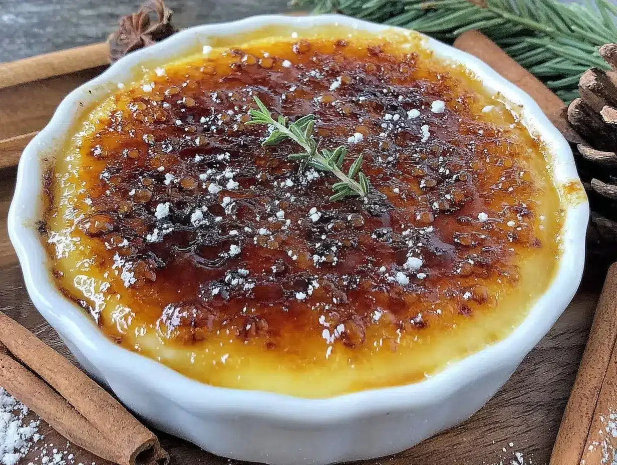 eggnog crème brûlée preparation steps