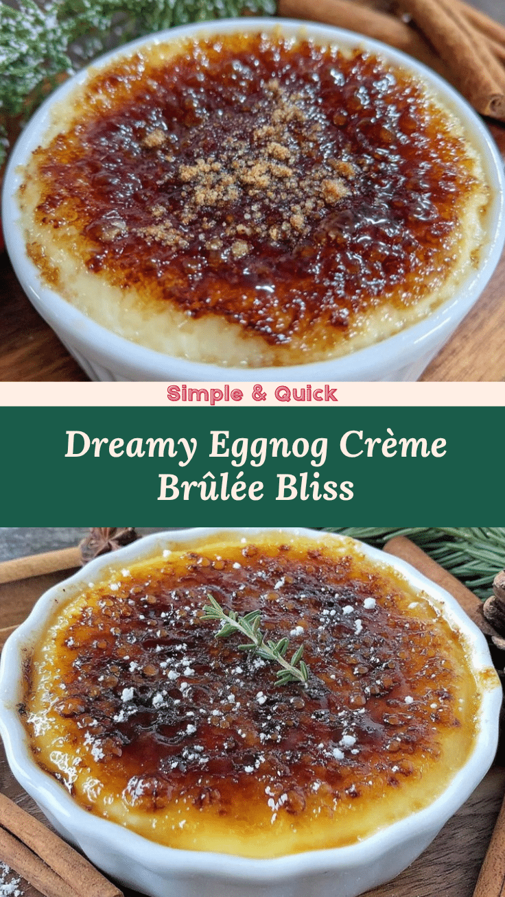 eggnog crème brûlée recipe