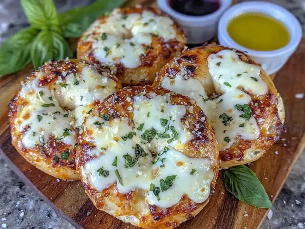 ghost pizza bagels - featured image
