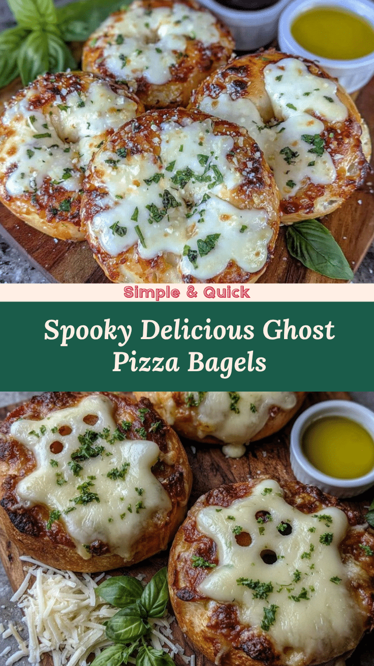 ghost pizza bagels recipe