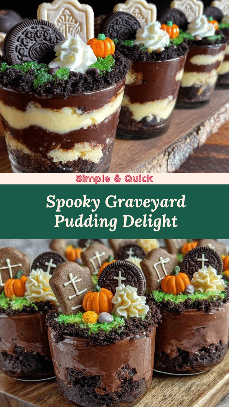 graveyard pudding cups recipe