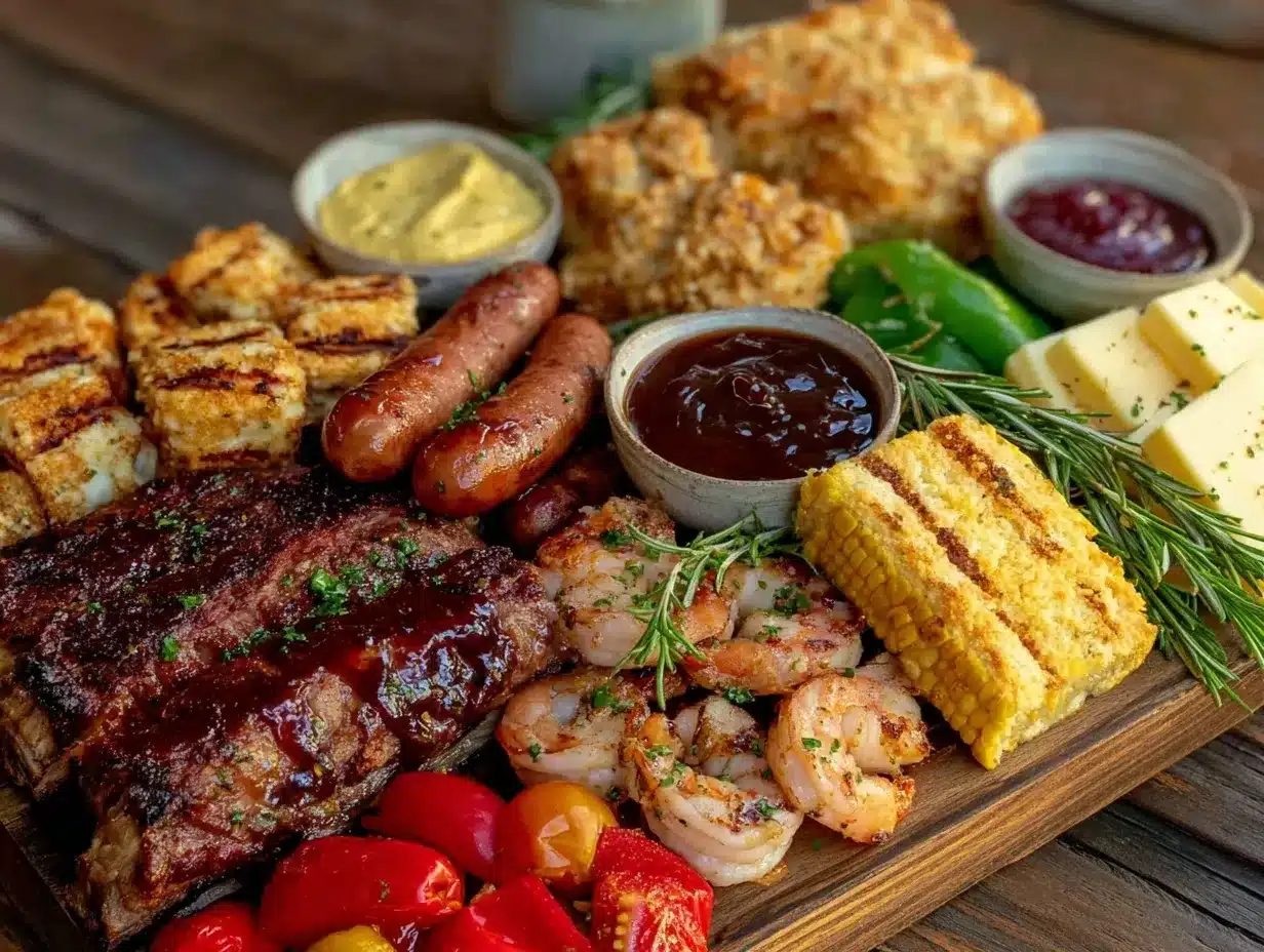 grill charcuterie board preparation steps