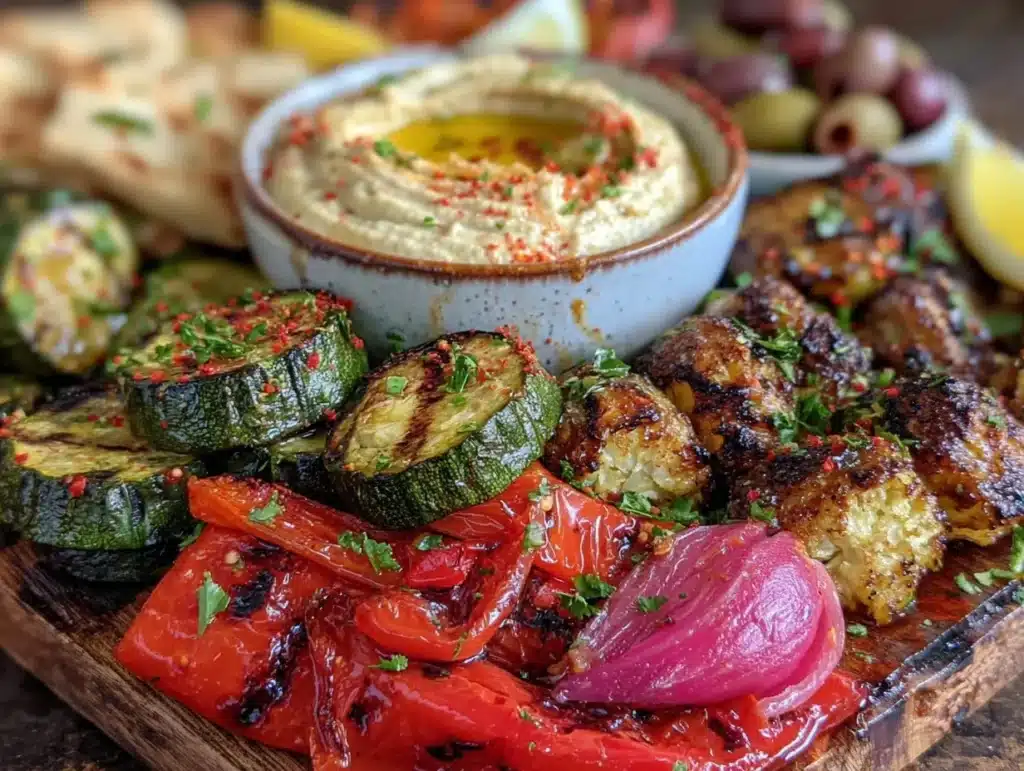 grilled veggie platter - featured image