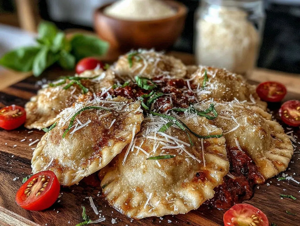 heart-shaped ravioli preparation steps