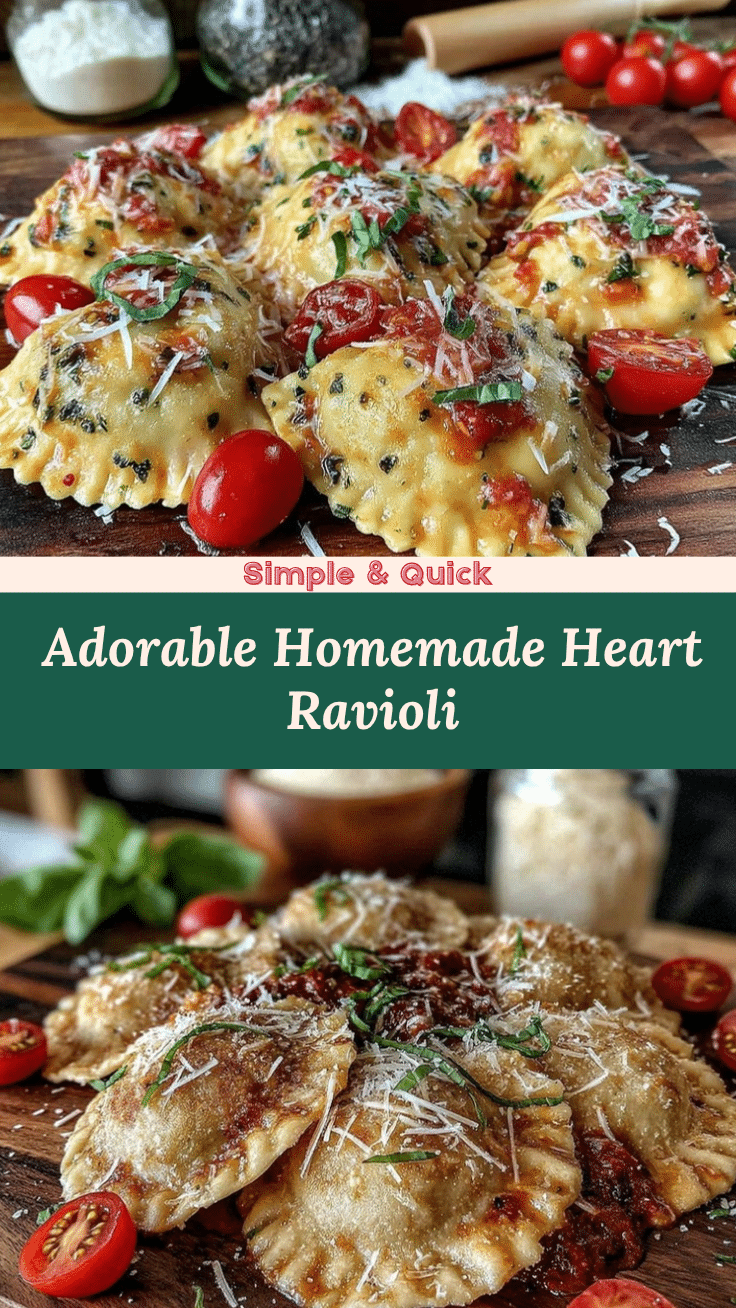 heart-shaped ravioli recipe